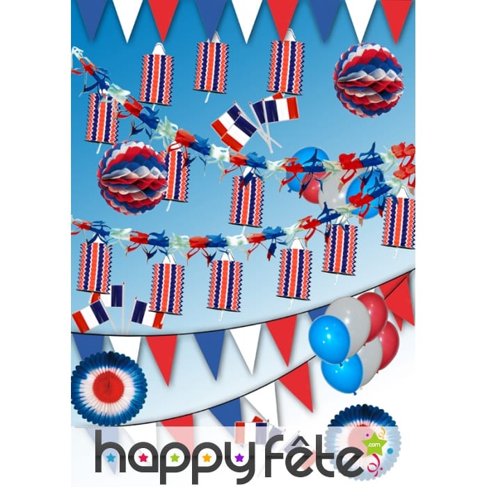Kit de décoration 14 juillet