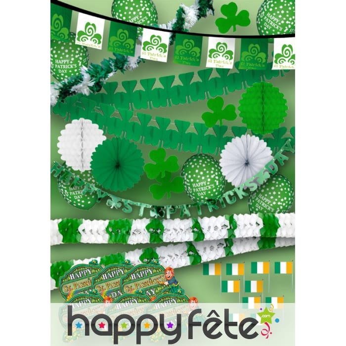 Kit de décoration pour la saint patrick