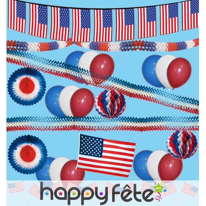 Kit de décorations Etats-unis
