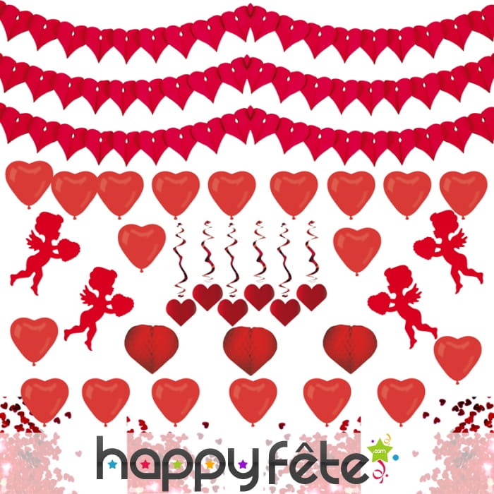 Kit de décorations pour la Saint Valentin