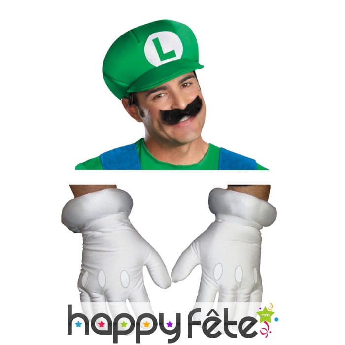 Kit de déguisement Luigi, Mario Bross
