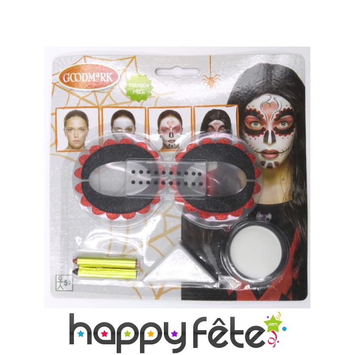 Kit Dia de los muertos de maquillage
