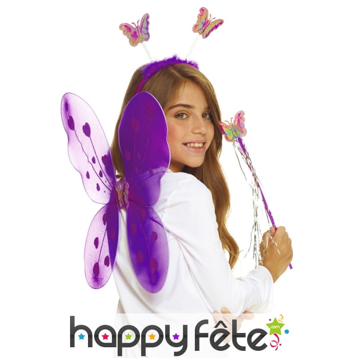 Kit de fée papillon violette