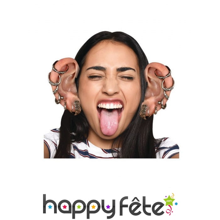Kit de grosses oreilles avec piercings Bugalugs