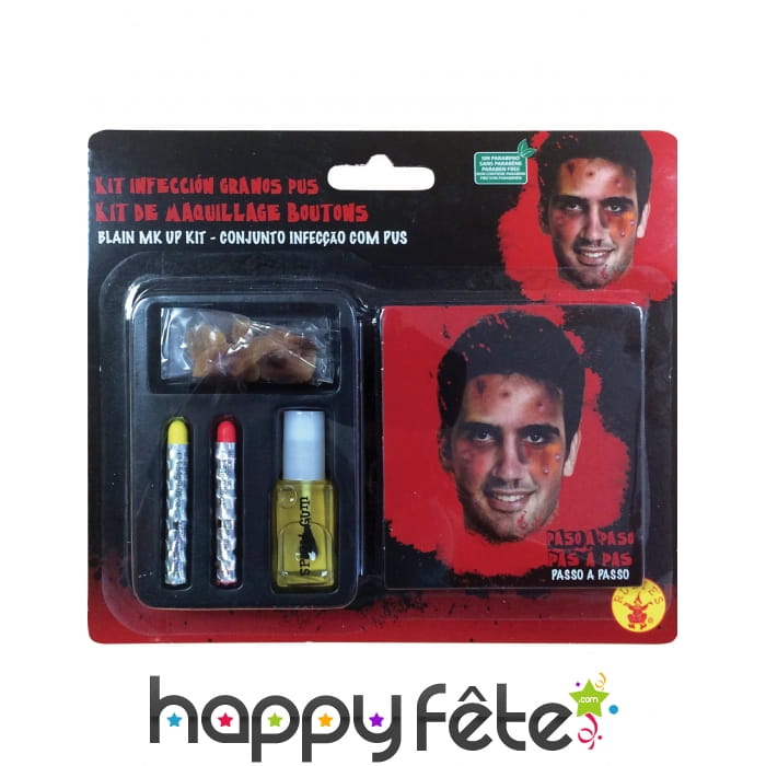 Kit de maquillage boutons