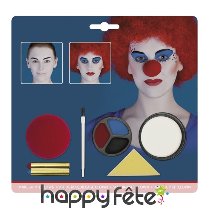 Kit de maquillage de clown