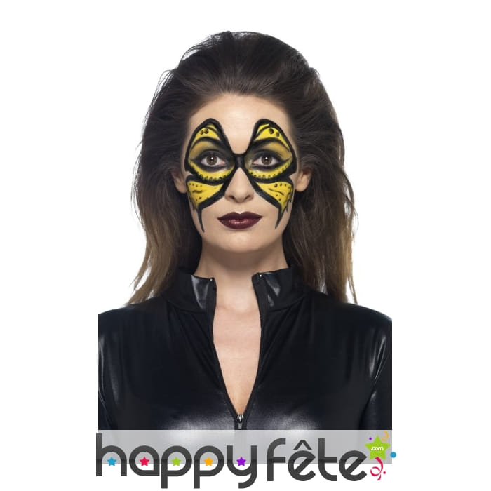 Kit de maquillage jaune au latex