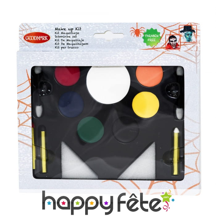 Kit de maquillage pour Halloween, luxe