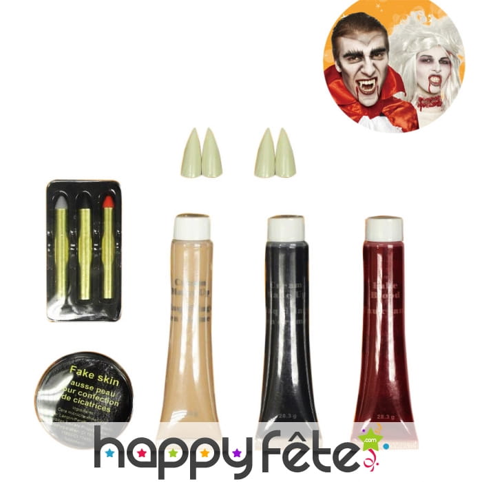 Kit de maquillage vampire de luxe