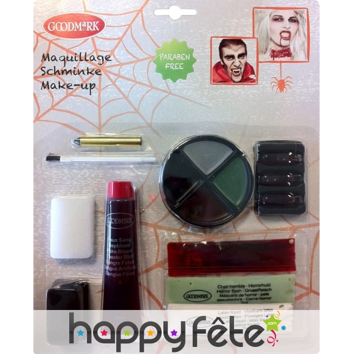 Kit de Maquillage zombie de luxe