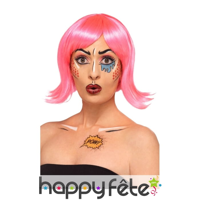 Kit de maquille pop art à l'eau