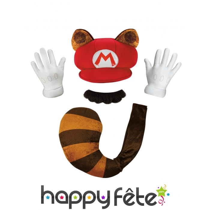 Kit de Mario Raccoon taille adulte