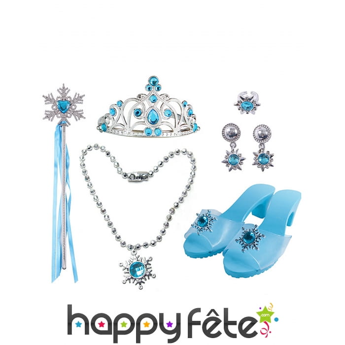 Kit de princesse bleue pour enfant