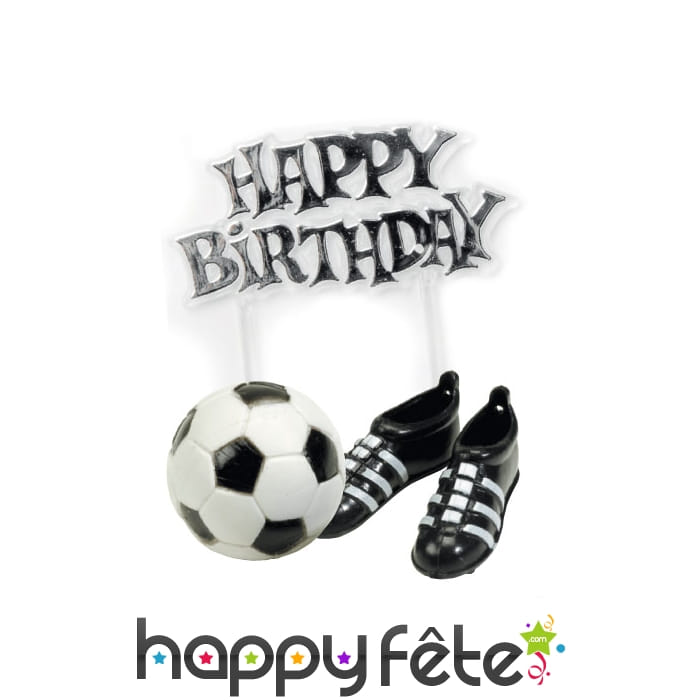 Kit décoratif pour gâteau thème football