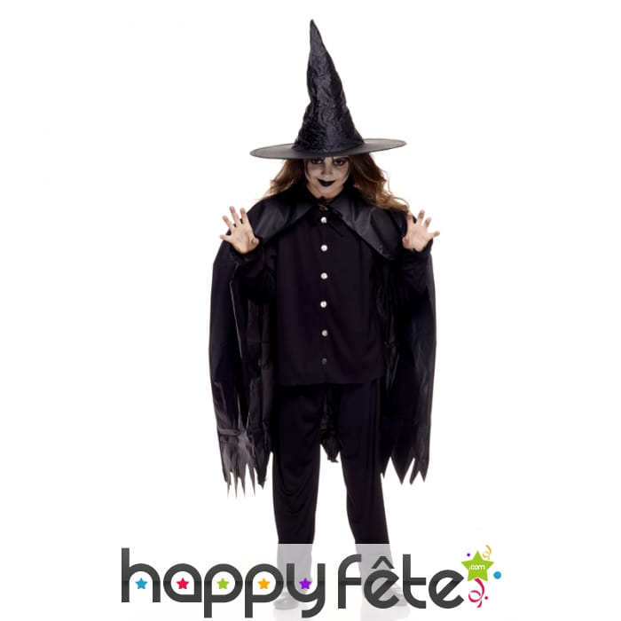Kit de sorcière noire pour enfant