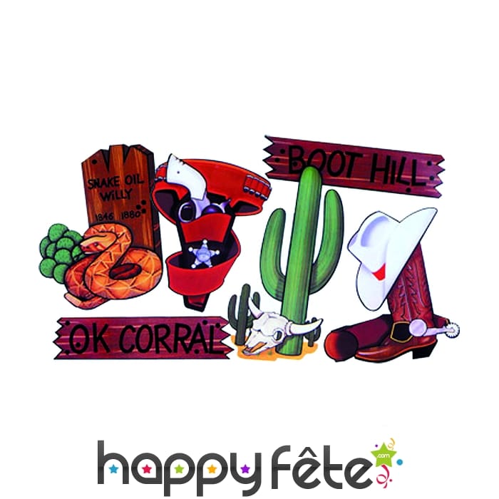 Kit déco western