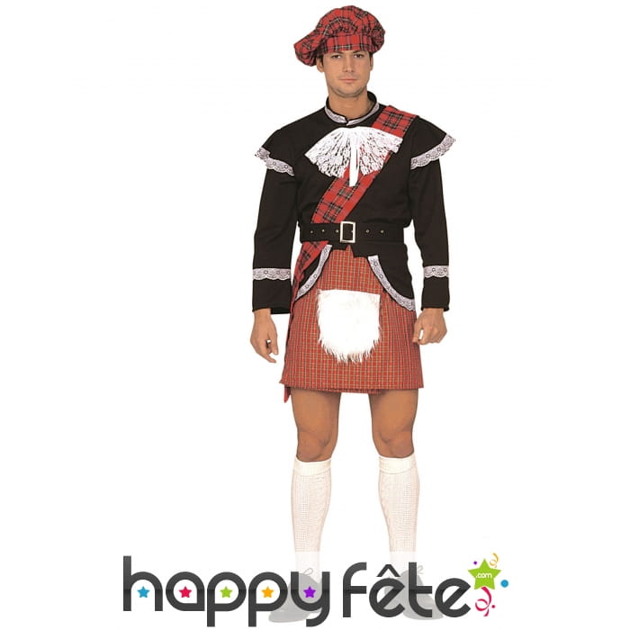 Kilt écossais rigolo avec zizi caché
