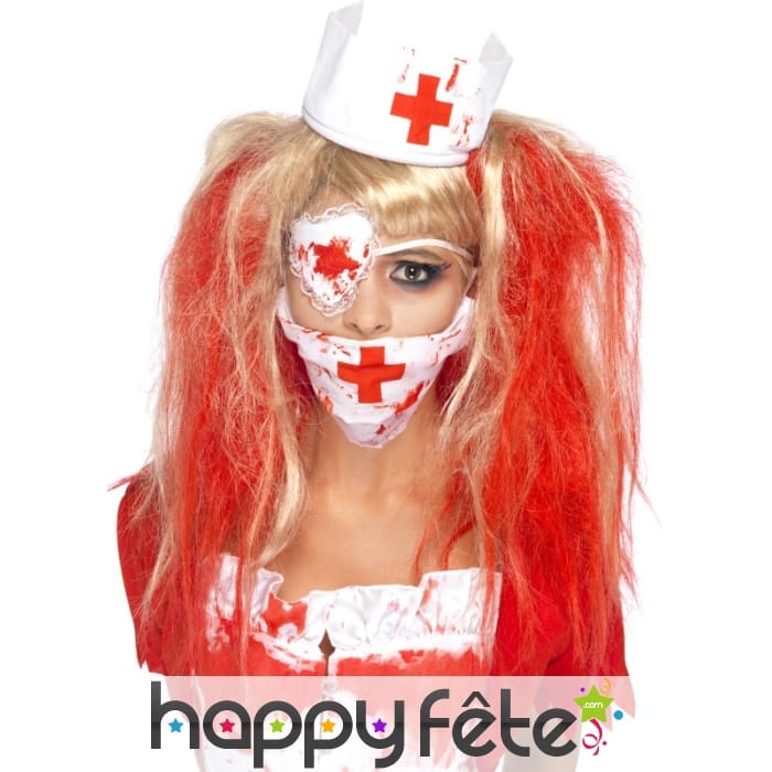 Kit infirmière ensanglantée