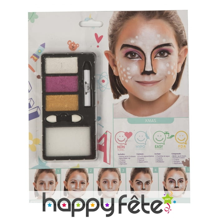 Kit maquillage animal de la foret pour enfant