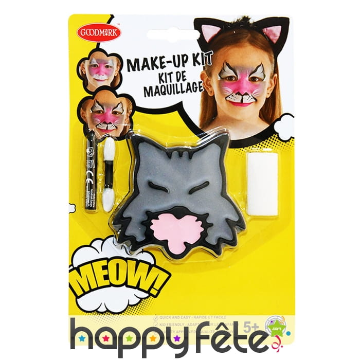 Kit maquillage de chat pour enfant