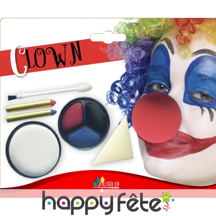 Kit maquillage de clown
