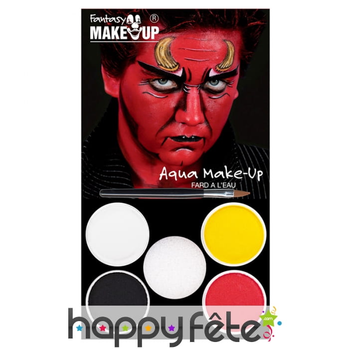 Kit maquillage de diable à l'eau
