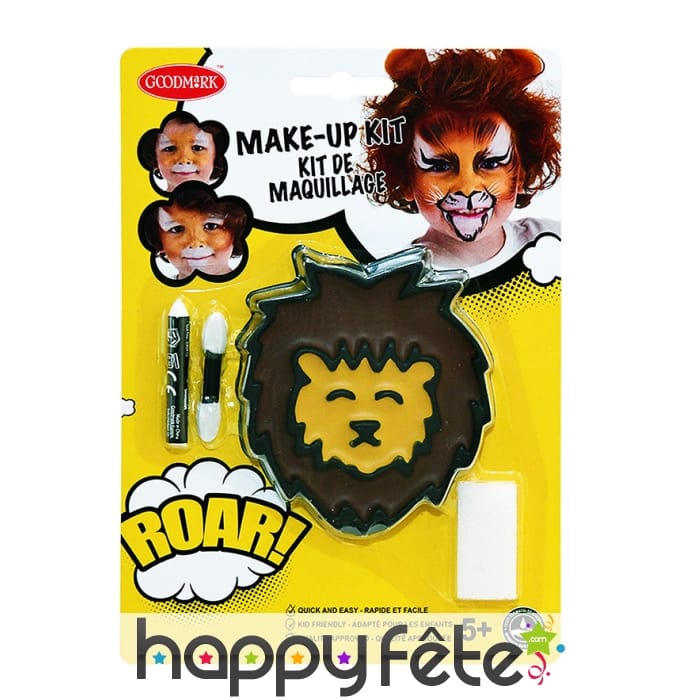 Kit maquillage de lion pour enfant
