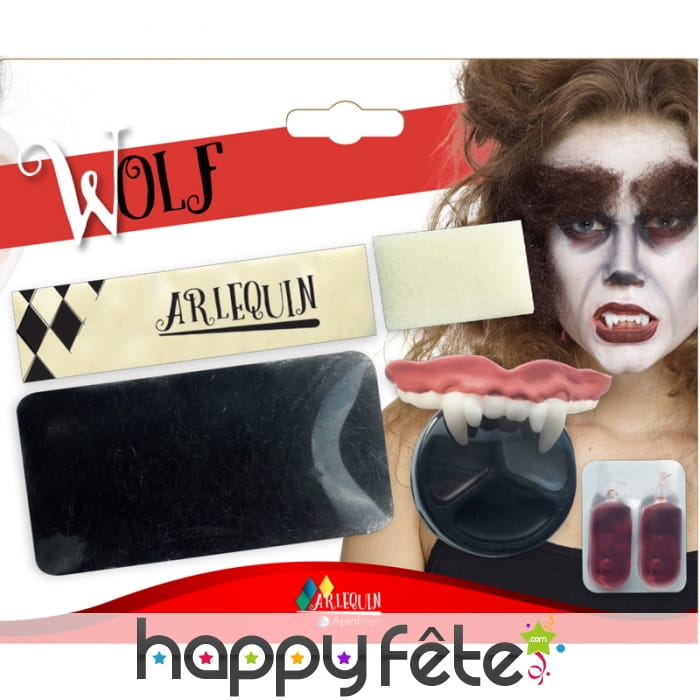 Kit maquillage de loup-garou