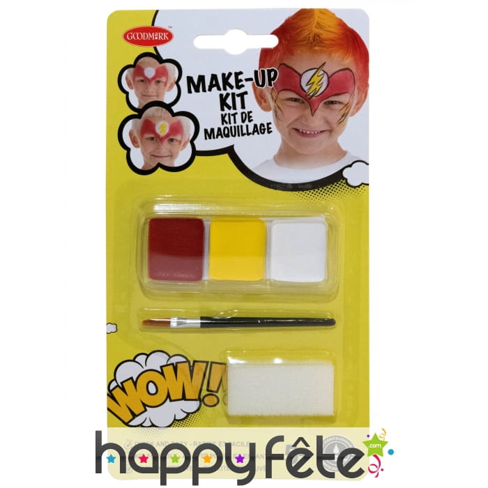 Kit maquillage de super héros pour enfant