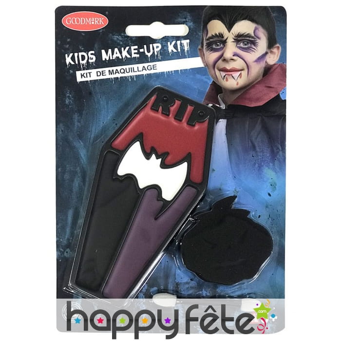 Kit maquillage de vampire assoiffé pour enfant