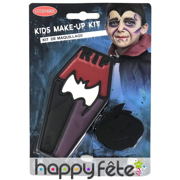 Kit maquillage de vampire assoiffé pour enfant