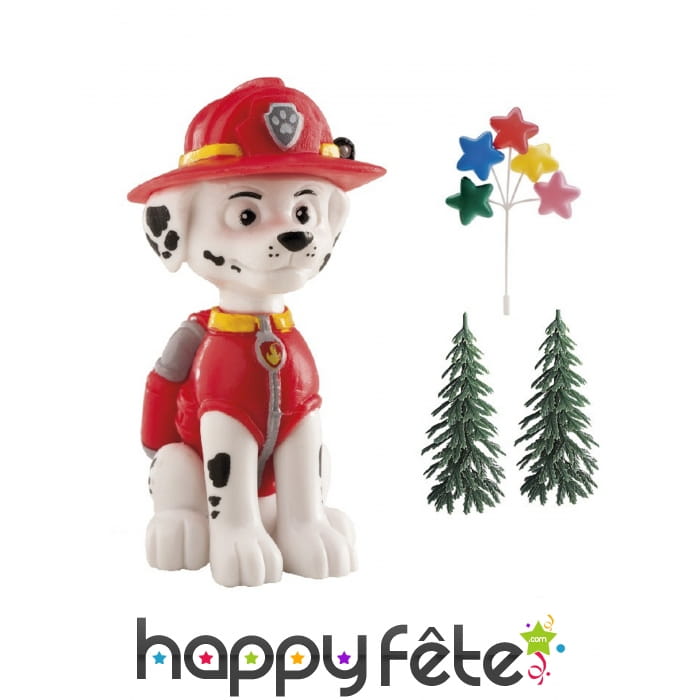 Kit Marshall Pat Patrouille pour gâteau