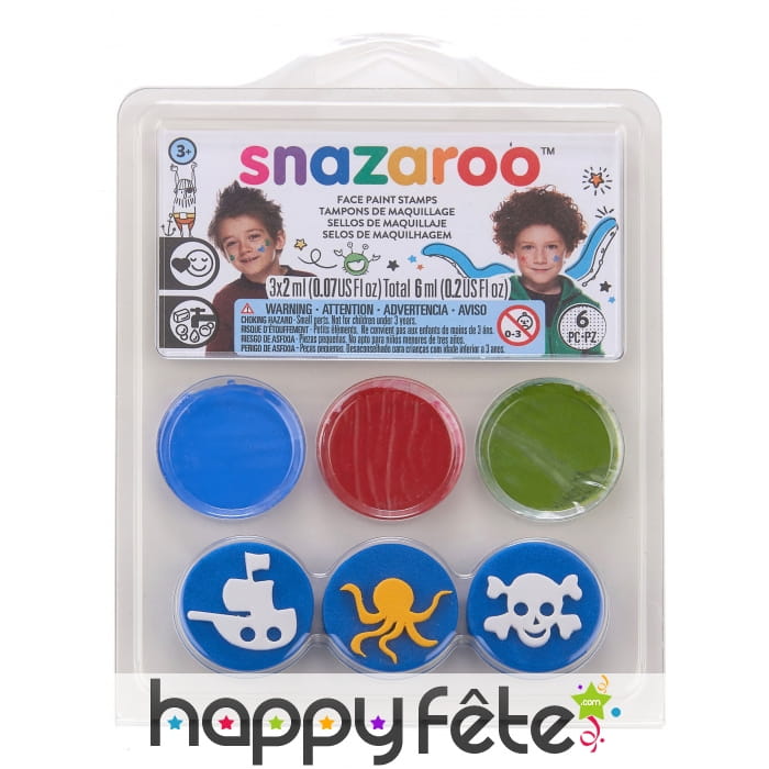 Kit maquillage Sous l'océan et pirates