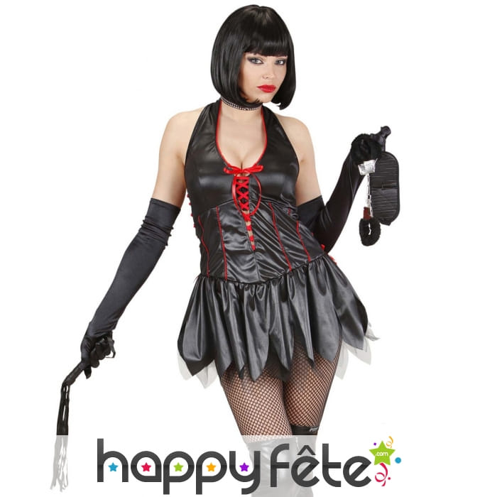 Kit noir de séductrice pour femme adulte