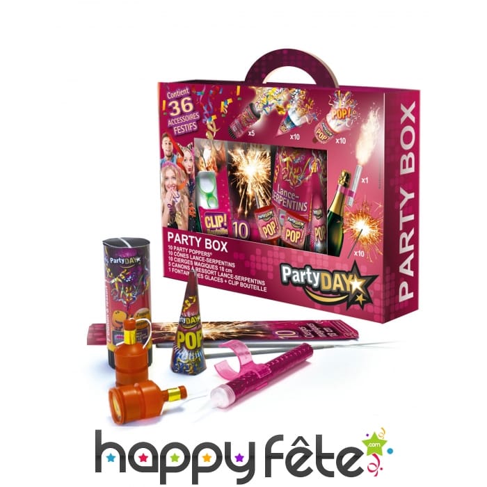 Kit Partybox de 36 pièces