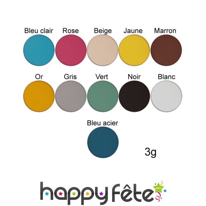 Kryolan, pastille ombre à paupières mat