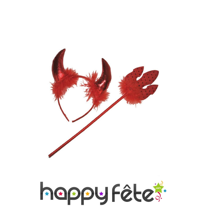 Kit rouge de diablesse avec froufrous