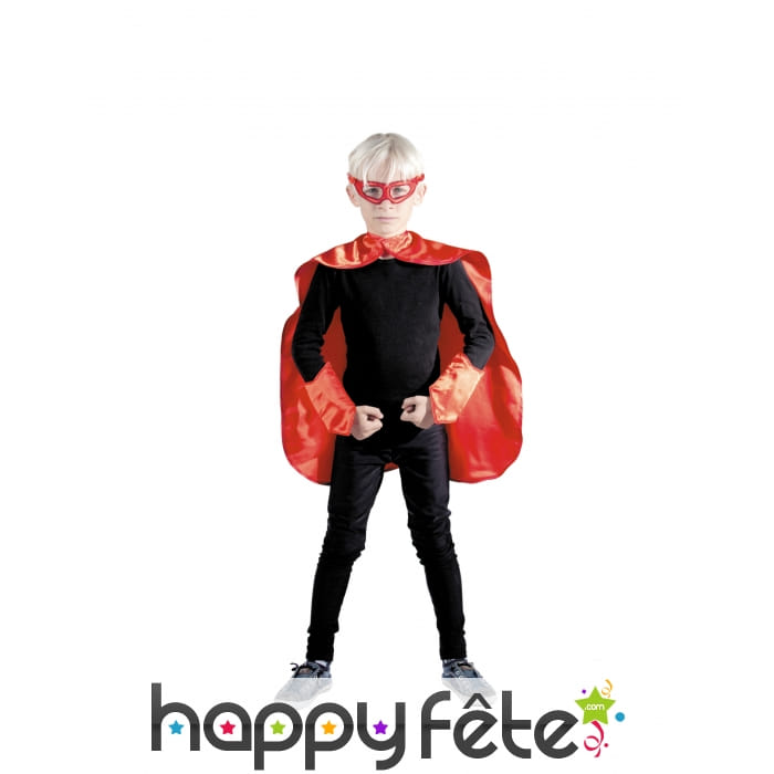 Kit rouge de super héros pour enfant