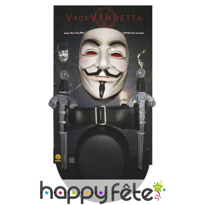 Kit V pour Vendetta de déguisement