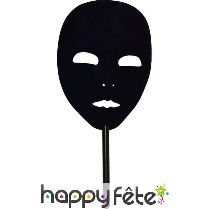 Loup à main venitien noir