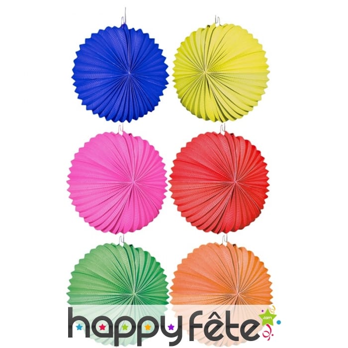 Lampion ballon assorti de 25 cm