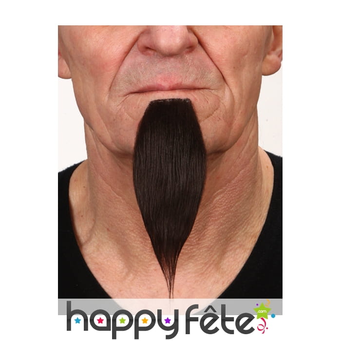 Longue barbichette brune