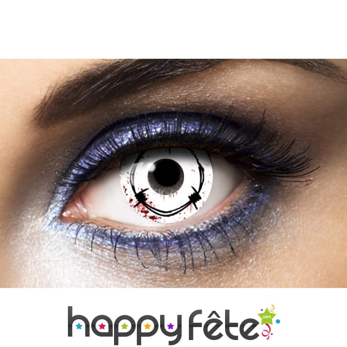 Lentilles barbelés et sang