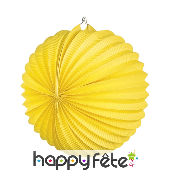 Lampion ballon jaune
