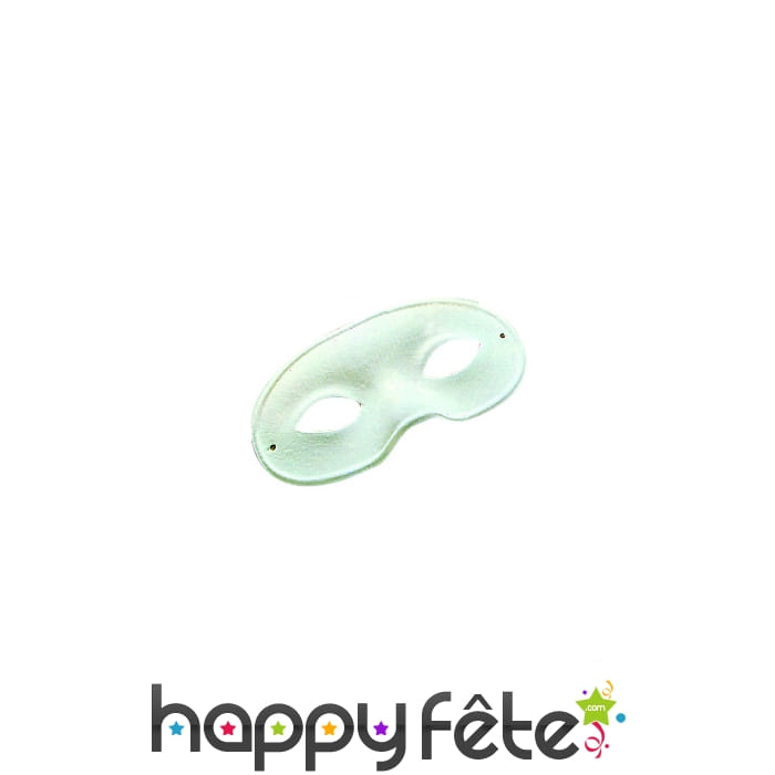 Loup blanc pour femme 17 x 8 cm (adulte)