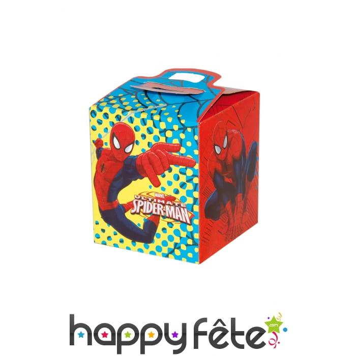 Lunch box Spiderman en carton carrée