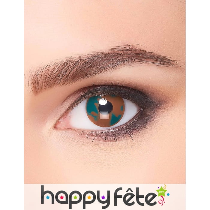 Lentilles camouflage