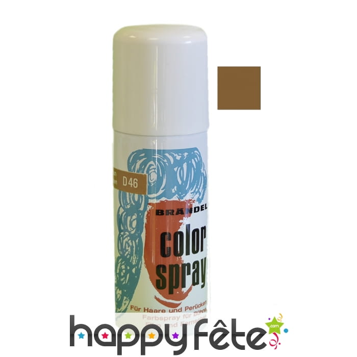 Laque cheveux brun clair