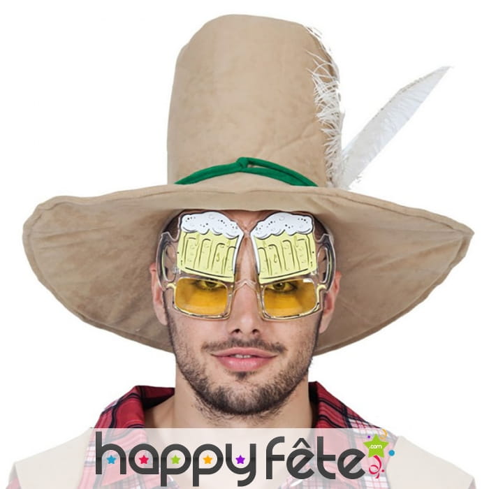 Lunettes chopes de biere