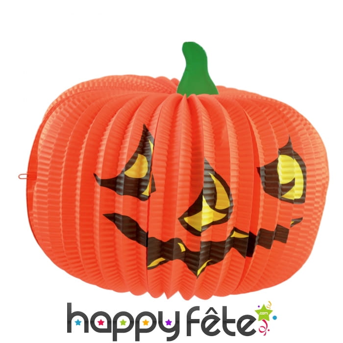 Lampion citrouille orange
